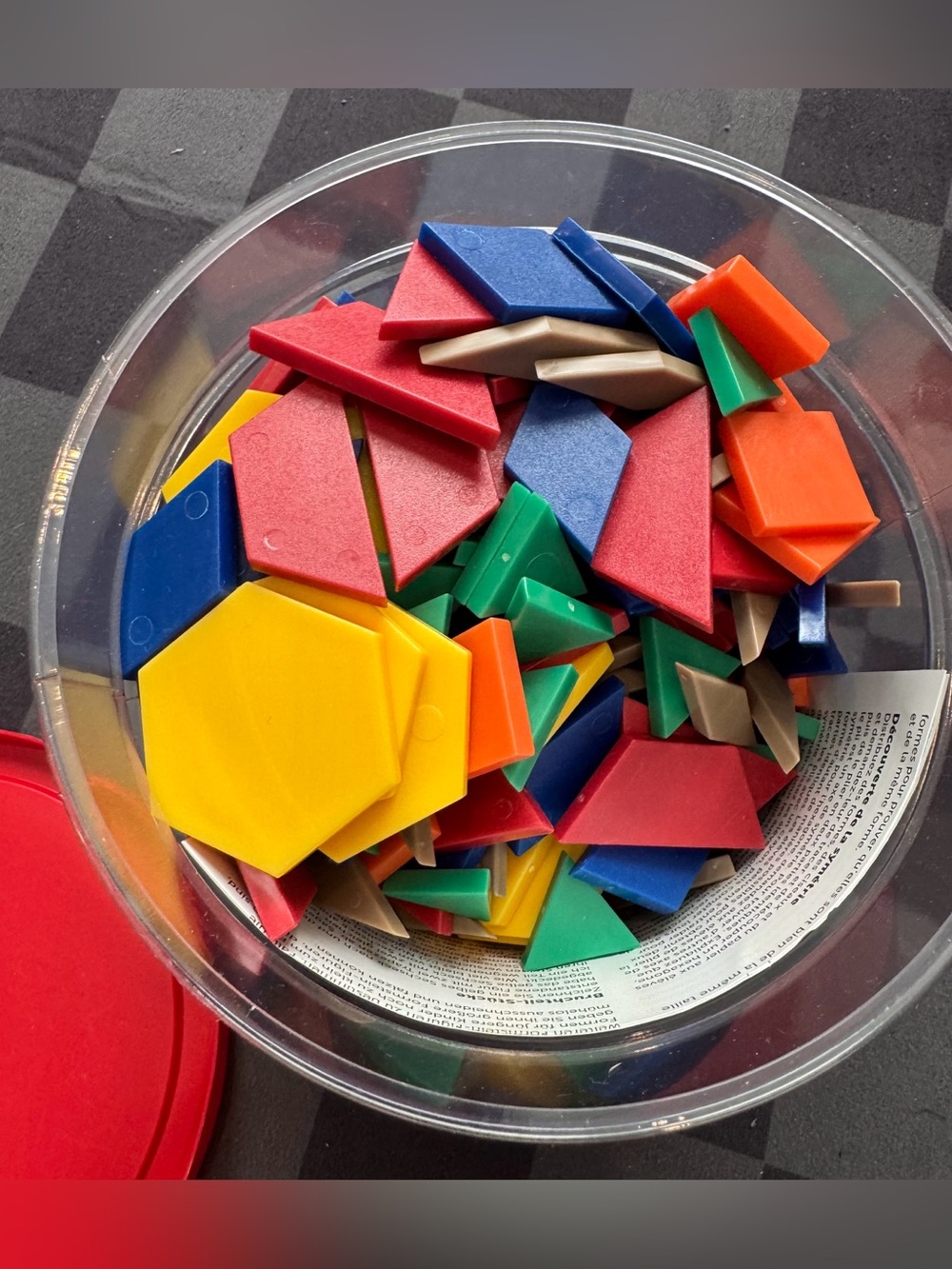 Learning Resources Plastic Pattern Blocks 250-Piece Setl-Educational Math - Picture 2 of 4